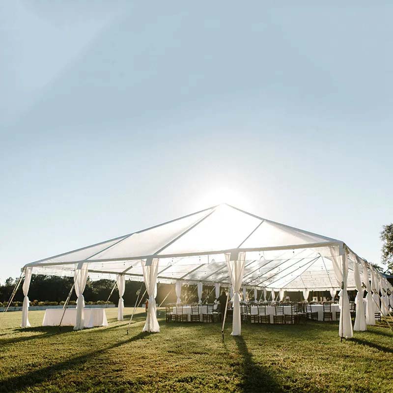 Melhores tipos de tendas para casamentos ao ar livre