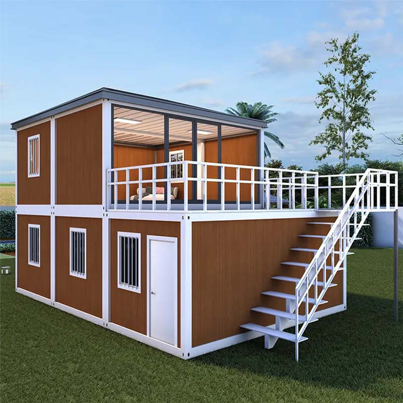 Pré-fabricada Flat Pack Living Container Home