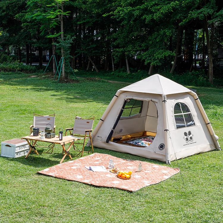 Tenda familiar inflável para acampamento ao ar livre: uma nova abordagem para a vida ao ar livre