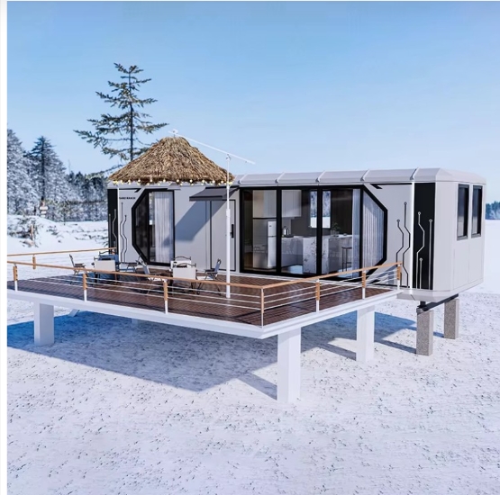 Revolucionando a vida de luxo: vilas móveis modulares modernas e removíveis da Topindus