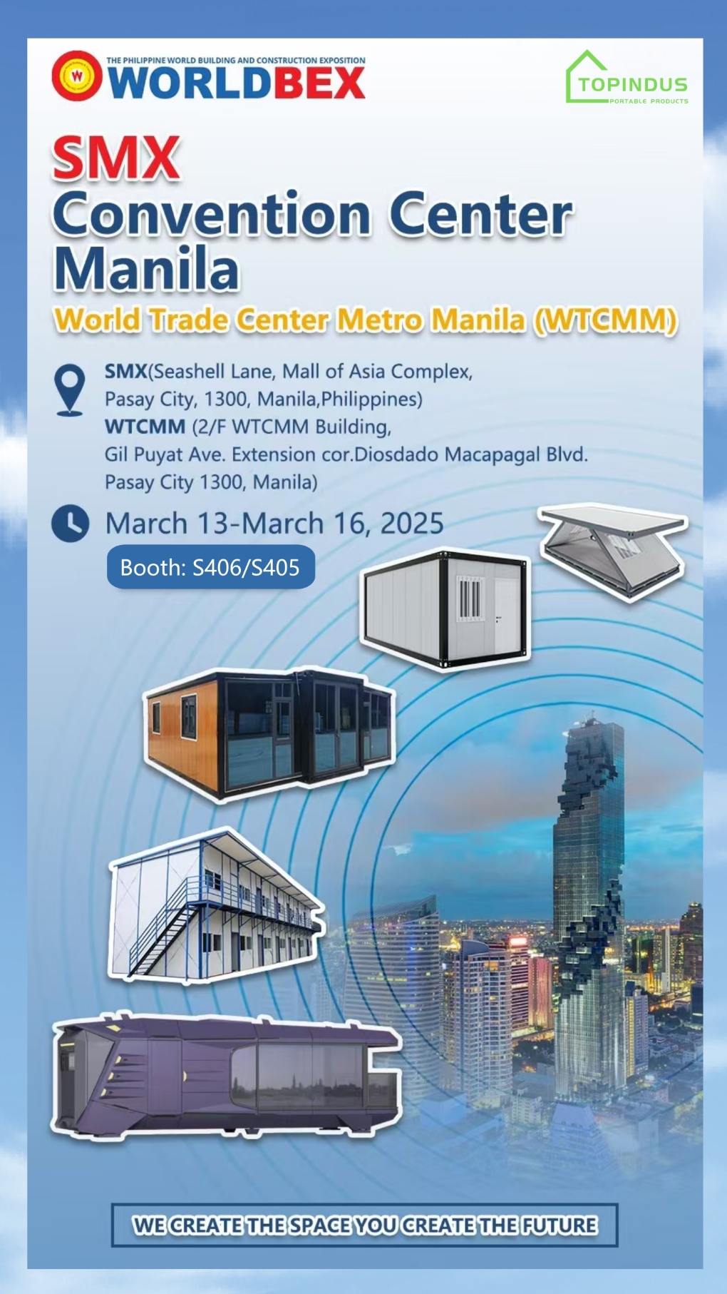 Topindus está participando da WORLDBEX 2025！