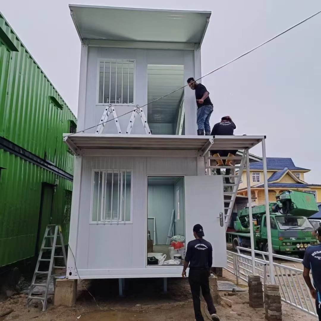 Nossa solução de casa de contêiner removível prospera na Indonésia