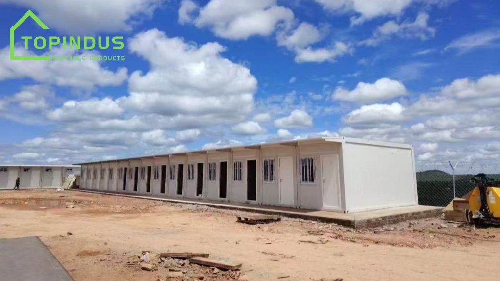 Casas modulares Topindus, lares confortáveis ​​para trabalhadores de campos de mineração!