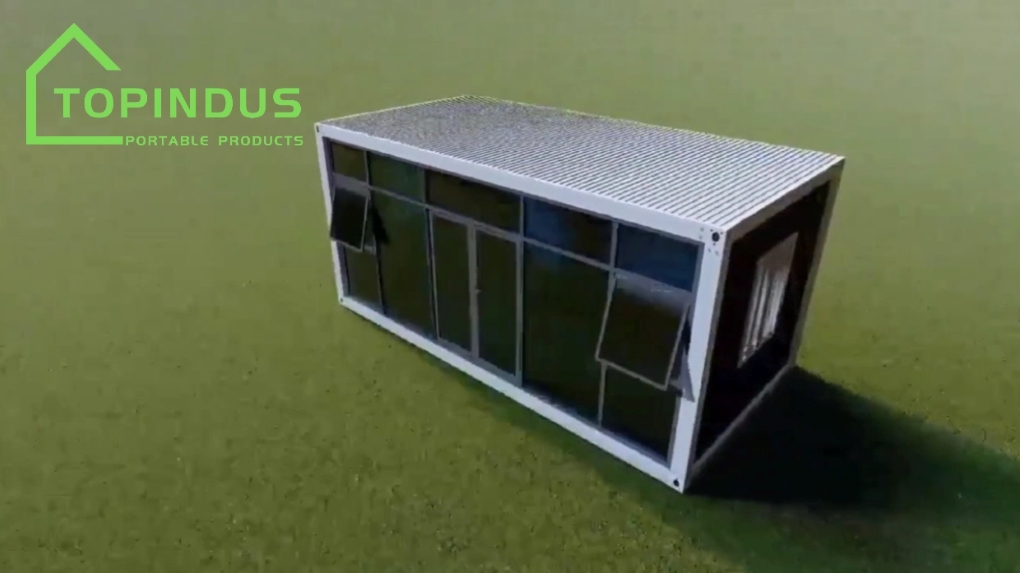 Reimaginando a vida moderna: a casa contêiner removível de 20 pés