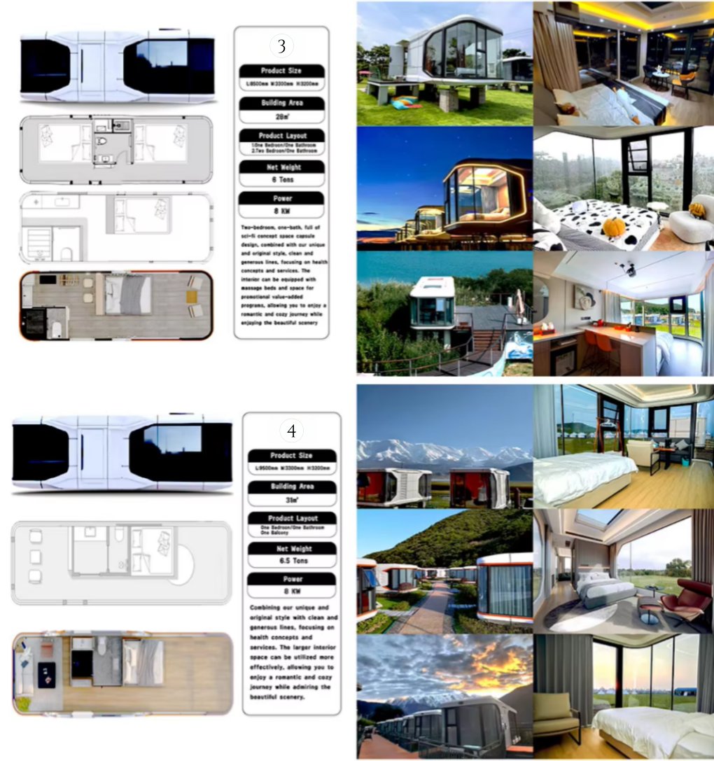 40FT Prefab Space Capsule Modular House