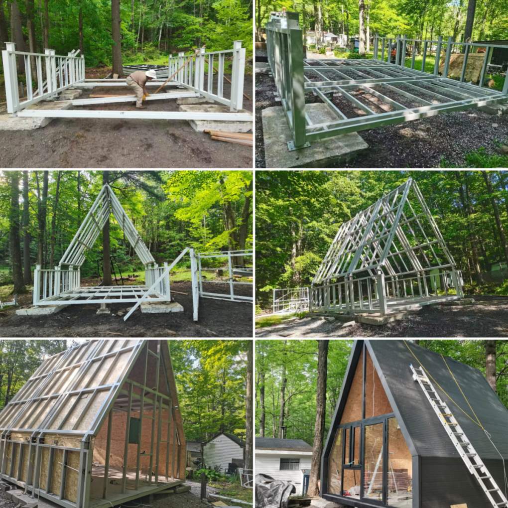 Prefabricated A Frame Triangle House